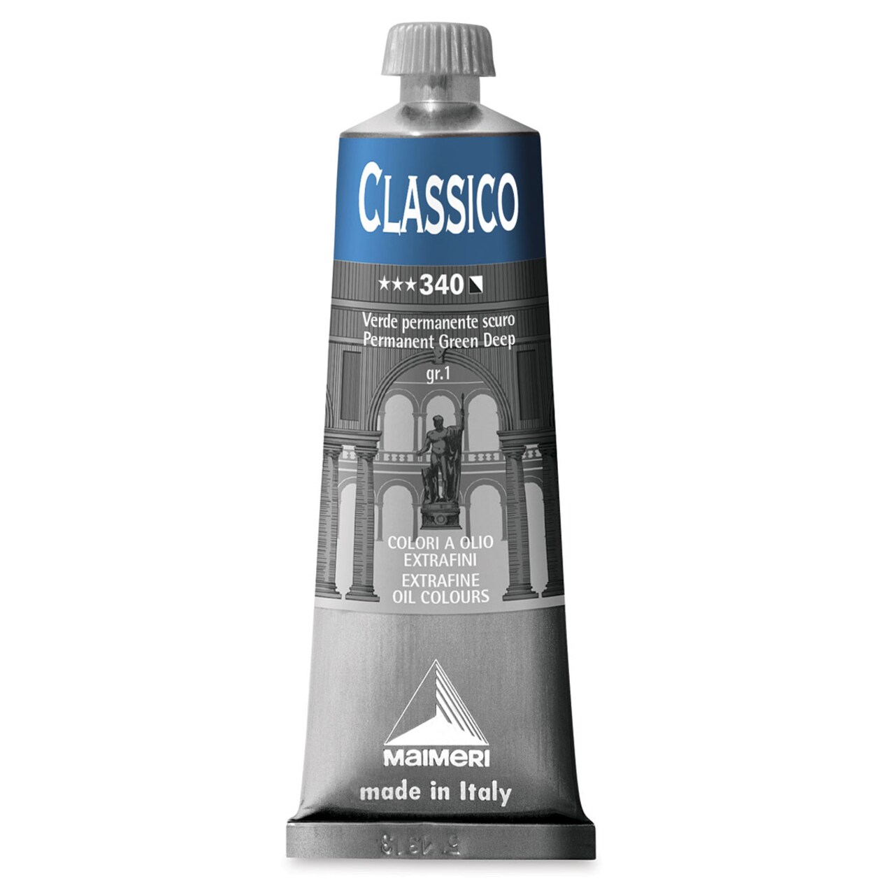 Maimeri Classico Oil Color - Permanent Green Deep, 60 ml tube